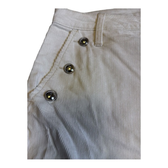 NWT Juicy Couture Marshmellow Corduroy Cropped Wide-Leg Trousers. - Picture 6 of 6
